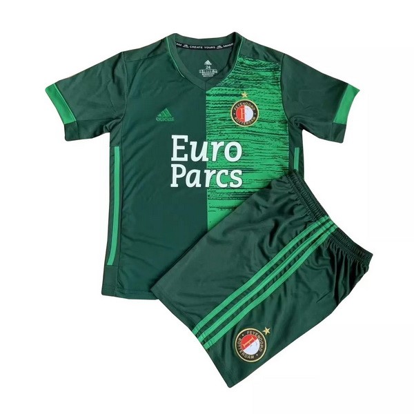 Camiseta Feyenoord Rotterdam Segunda Equipación Niño 2021-2022 Verde
